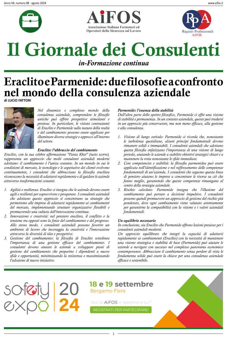 Il Giornale dei Consulenti - Agosto 2024