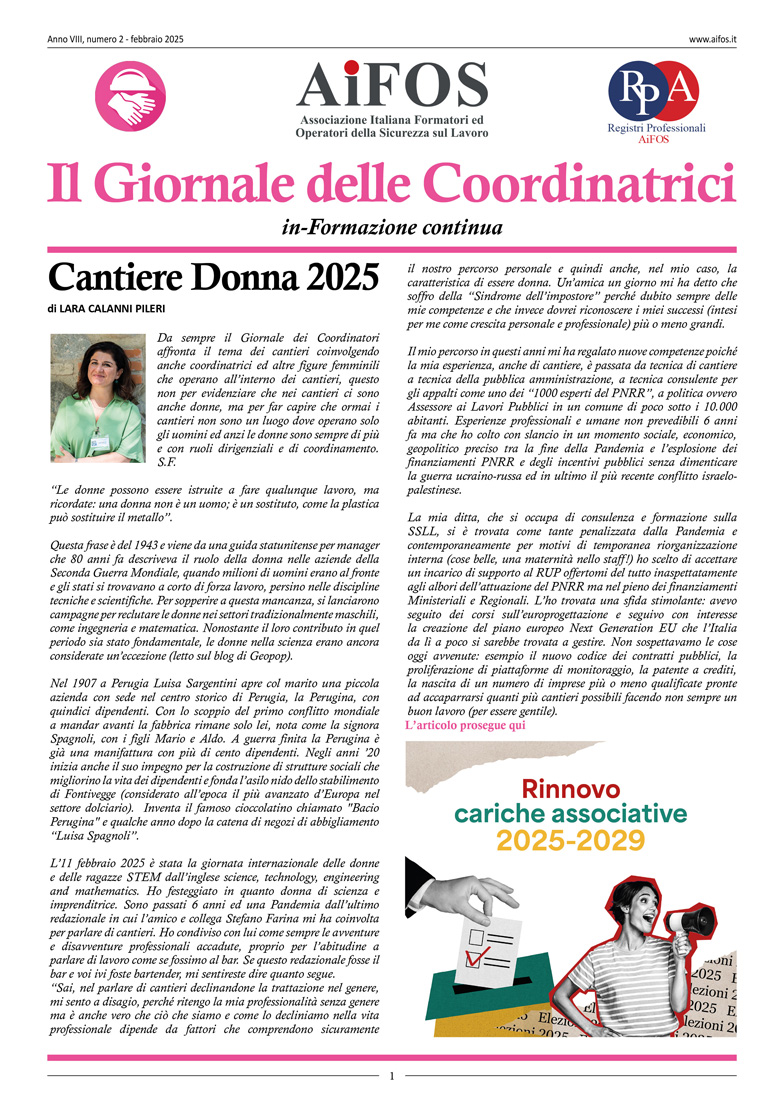 Il Giornale dei Coordinatori - Febbraio 2025